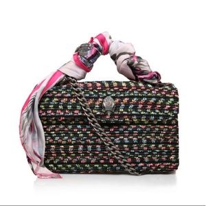 KURT GEIGER Tweed Kensington X bag NWOT